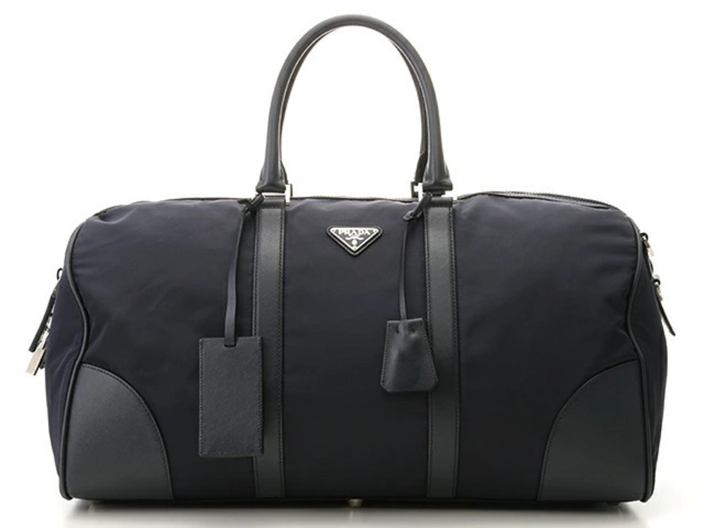 Prada bag Boston Navy Blue saffiano